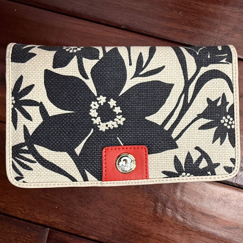 Spartina 449 Dafuskie Island Print Snap Wallet Like New